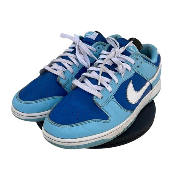 Nike Other - Mens Nike Dunk Low Retro QS DM0121-400 Leather Athletic Sneaker SZ 11.5 Blue